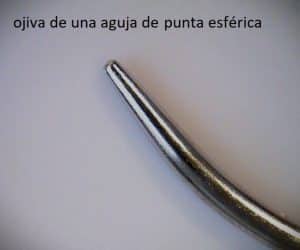 ojiva de aguja de sutura